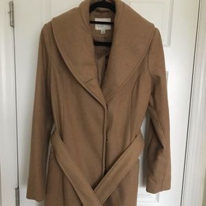 Women’s Camel Wool Trench